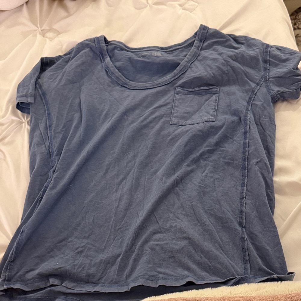 Aerie Blue Short Sleeve Tee